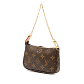 ルイ ヴィトン モノグラム アクセソワール ポーチ ミニハンドバッグ M58009 ブラウン PVC レザー レディース LOUIS VUITTON 【中古】